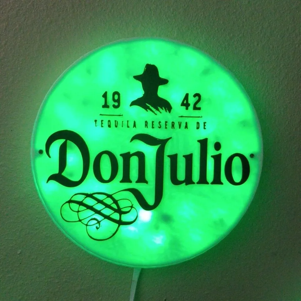 3D Printed Tequila Don Julio RGB LED Bar Sign With Remote Control ...